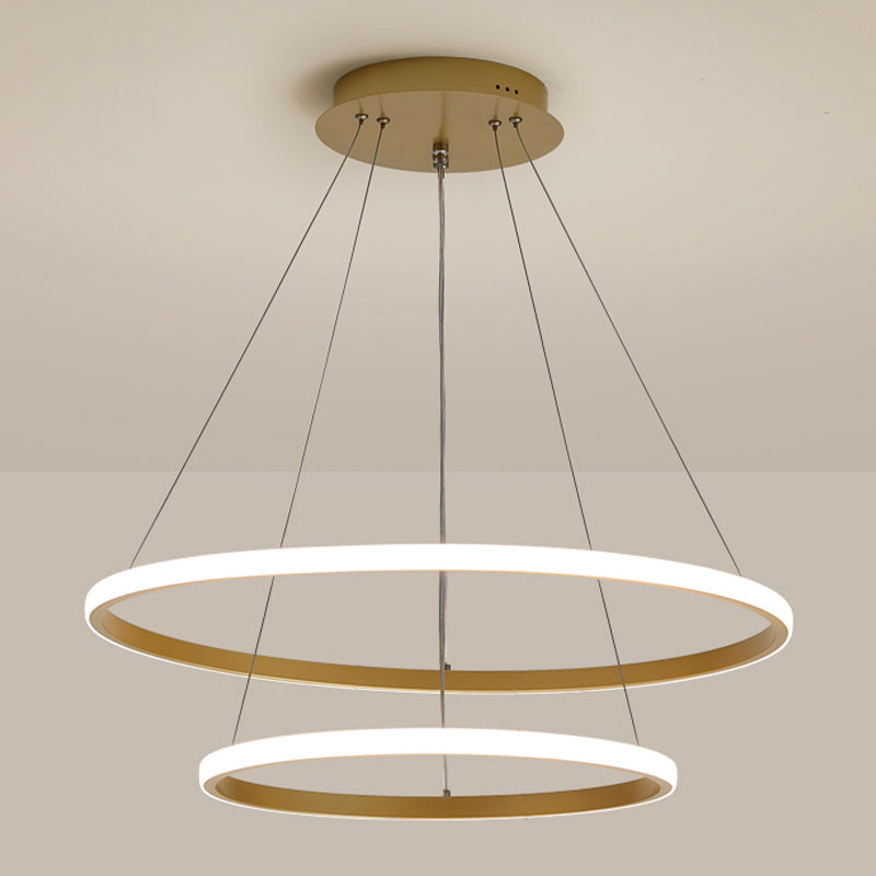 Contemporary Chandelier Lighting Fixture Multi-tier Chandelier Pendant Light for Bedroom
