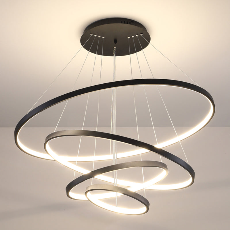 Contemporary Chandelier Lighting Fixture Multi-tier Chandelier Pendant Light for Bedroom