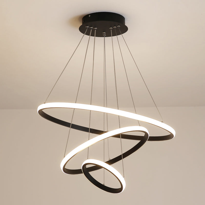 Contemporary Chandelier Lighting Fixture Multi-tier Chandelier Pendant Light for Bedroom