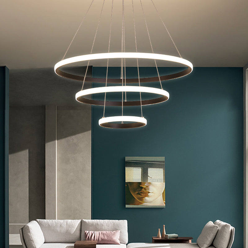 Contemporary Chandelier Lighting Fixture Multi-tier Chandelier Pendant Light for Bedroom