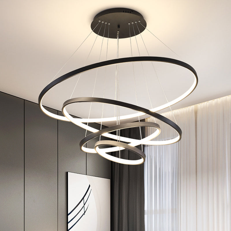 Contemporary Chandelier Lighting Fixture Multi-tier Chandelier Pendant Light for Bedroom