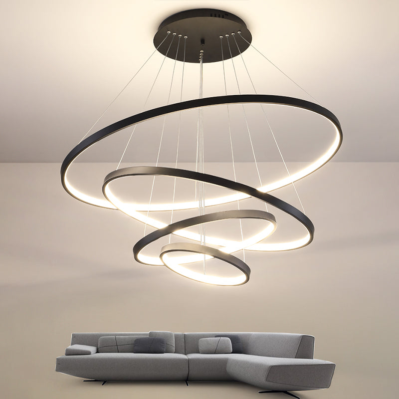 Contemporary Chandelier Lighting Fixture Multi-tier Chandelier Pendant Light for Bedroom