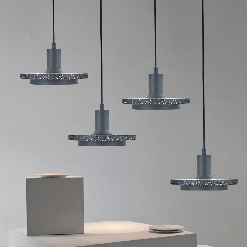 Terrazzo Hanging Light Nordic Pendent Lighting Fixture for Sitting Room