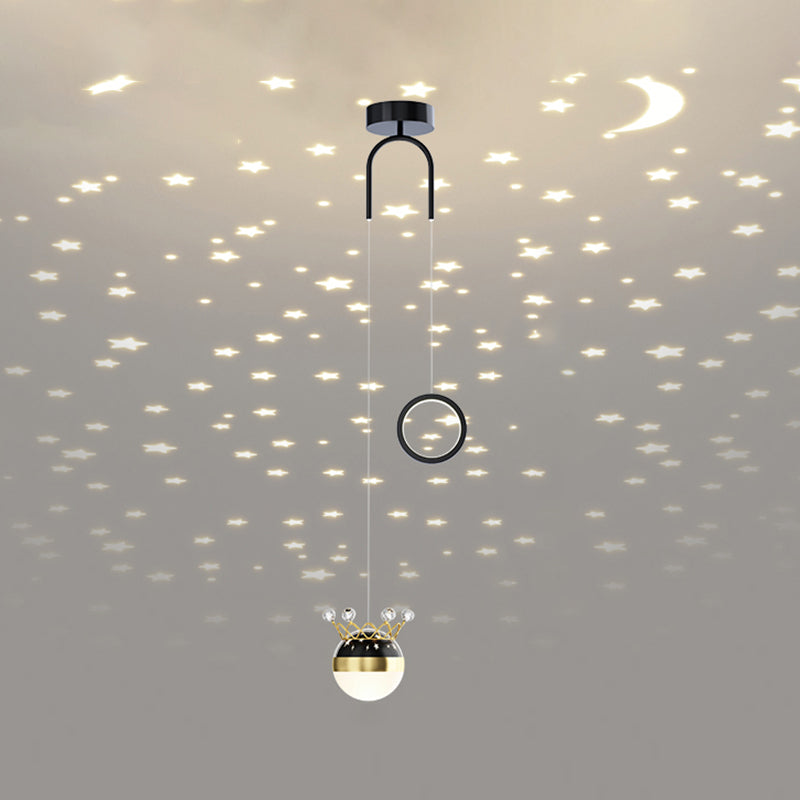 Modern Style Geometry Shape Hanging Lights Metal 2 Light Hanging Light Fixtures