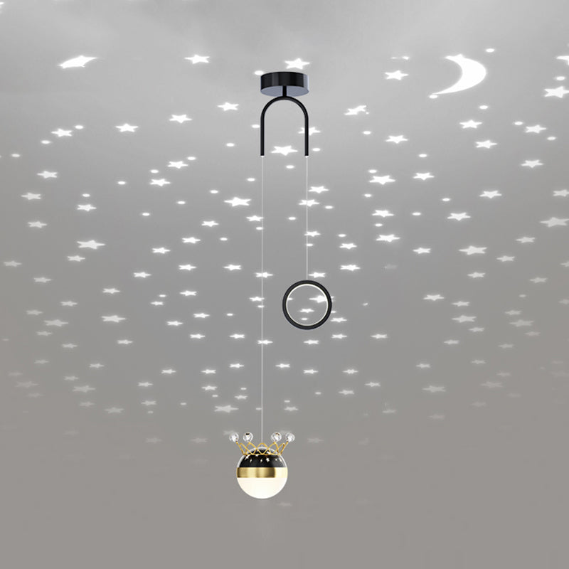 Modern Style Geometry Shape Hanging Lights Metal 2 Light Hanging Light Fixtures