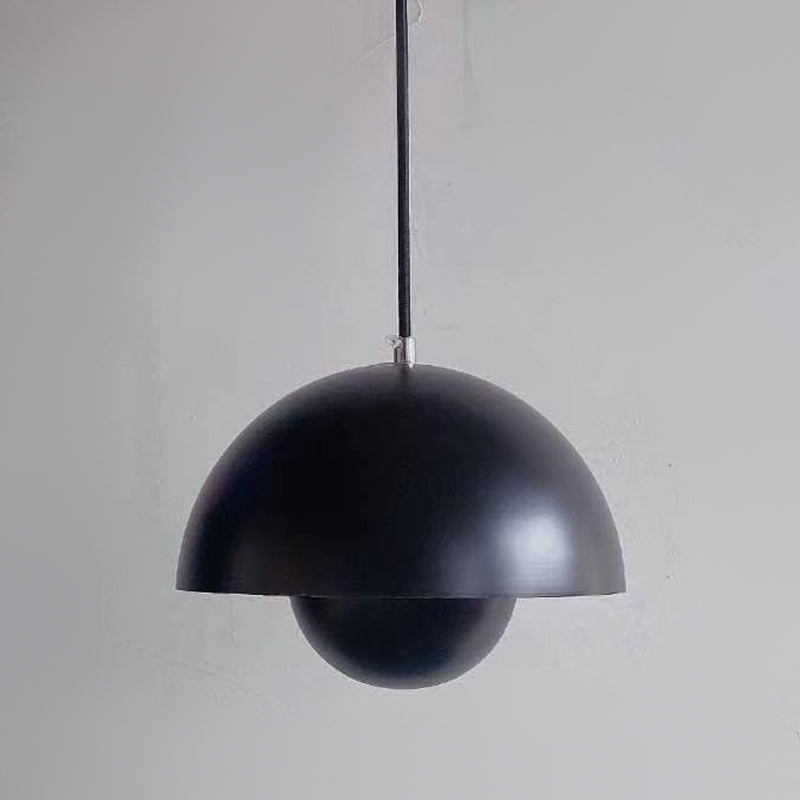 Colorful Dome Shape Pendant Light Nordic Metal Hanging Pendant for Living Room