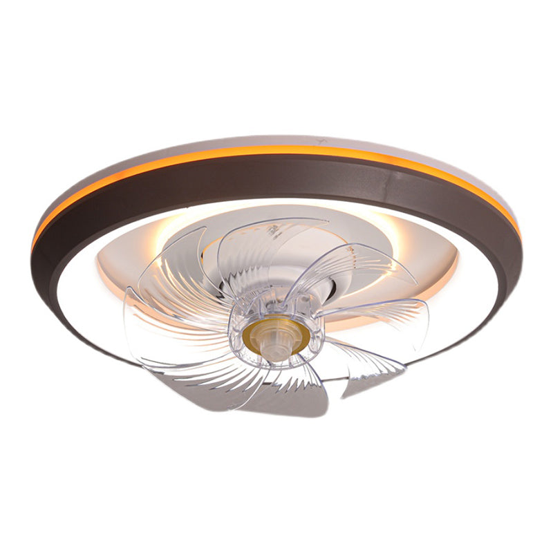 Pendentif de plafond rond en métal 2 lumières LED LED LED LUCHES