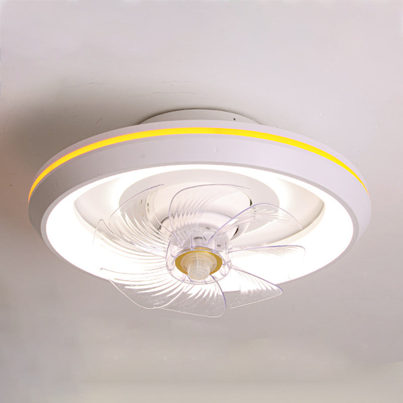 Pendentif de plafond rond en métal 2 lumières LED LED LED LUCHES