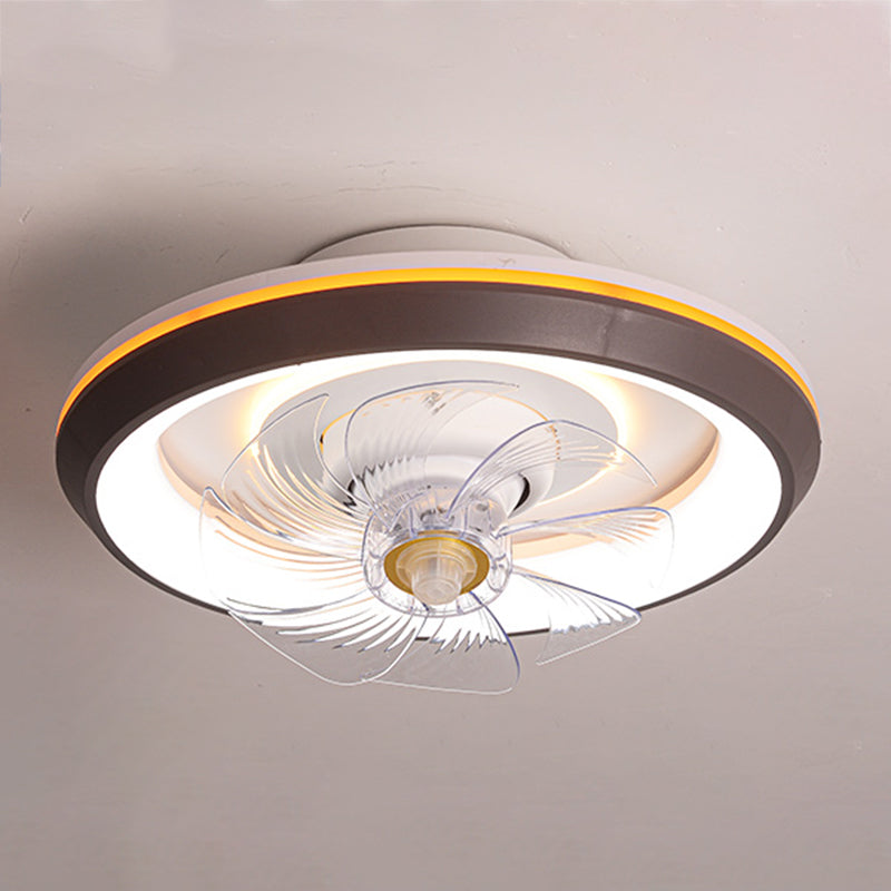 Pendentif de plafond rond en métal 2 lumières LED LED LED LUCHES