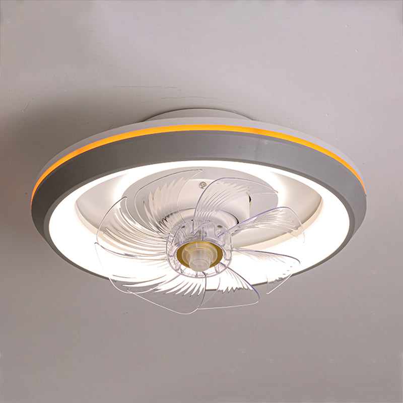 Pendentif de plafond rond en métal 2 lumières LED LED LED LUCHES