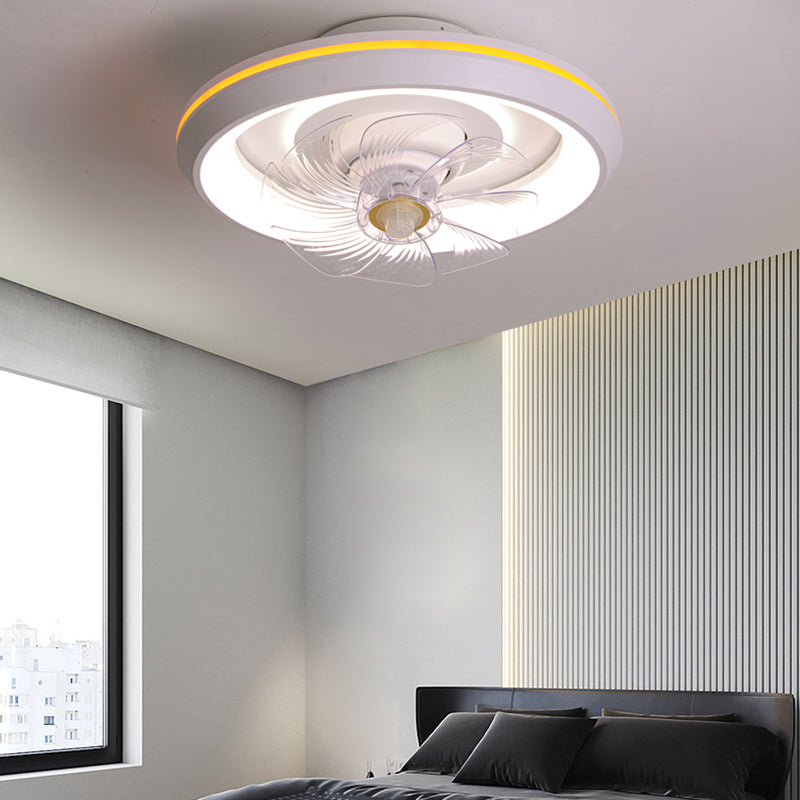 Pendentif de plafond rond en métal 2 lumières LED LED LED LUCHES