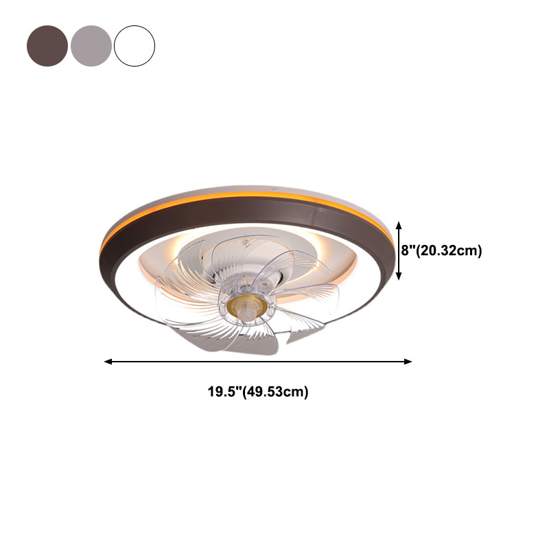Pendentif de plafond rond en métal 2 lumières LED LED LED LUCHES