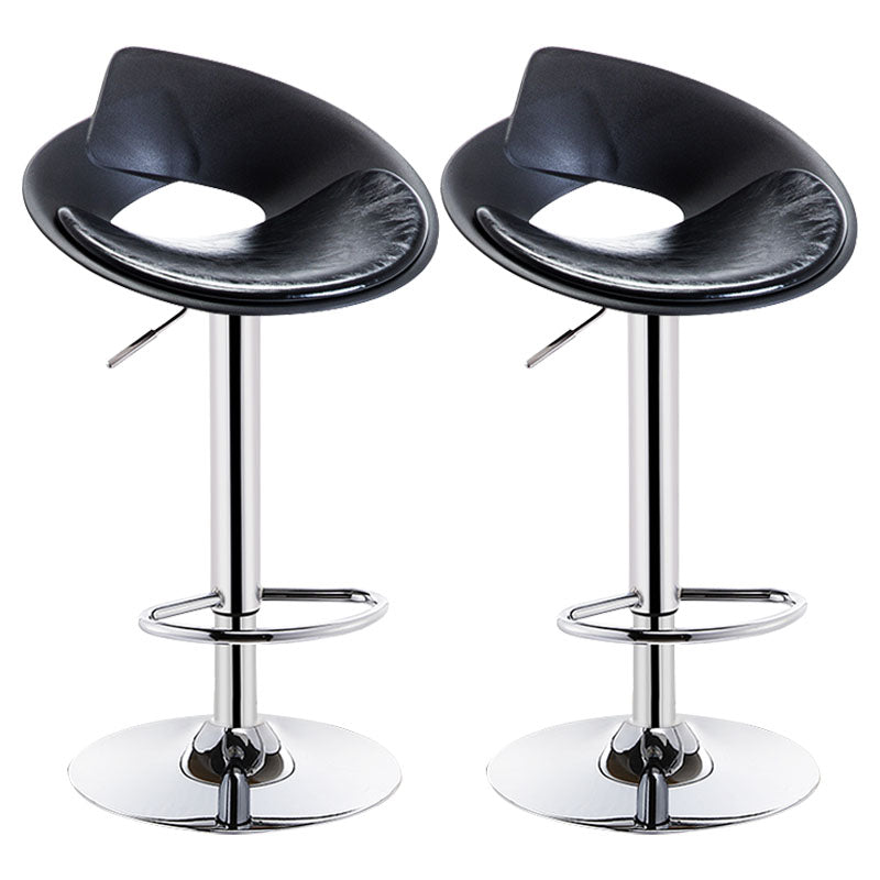 Taburete de bar con asientos de cuero de estilo nórdico, taburete de bar giratorio para interior
