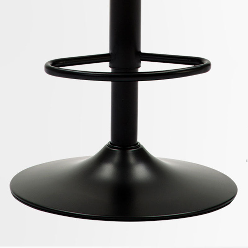Taburete de bar con asientos de cuero de estilo nórdico, taburete de bar giratorio para interior