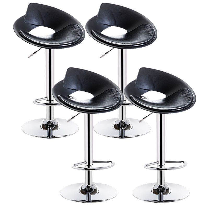 Taburete de bar con asientos de cuero de estilo nórdico, taburete de bar giratorio para interior