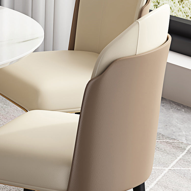 Glam 1/3/4/5/7/9 Pièces Pièces Table à manger Round avec des mobilier de plateau tournant en pierre fritté