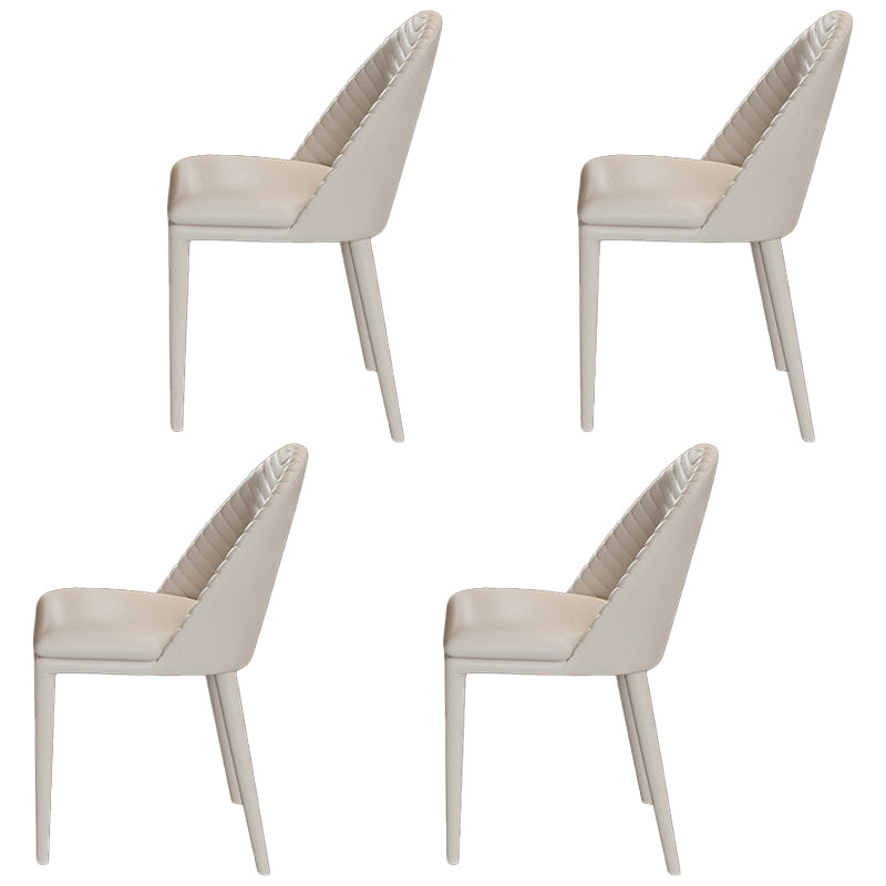 1/4/5/7 Pieces Luxury Dining Set Sintered Stone Top Dining Table with Leather Chairs