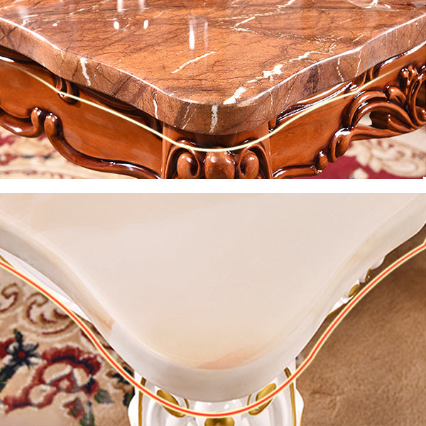 Solid Wood Base Dining Collection Rectangle Dining Table for Home