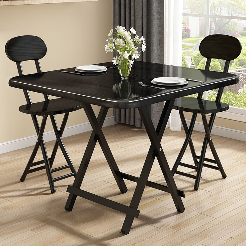 MDF Modern Square Dining Table Mesa de pedestal de acabado mate para el hogar