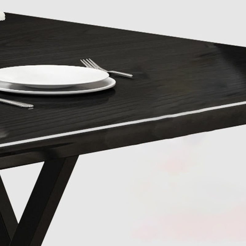 MDF Modern Square Dining Table Mesa de pedestal de acabado mate para el hogar