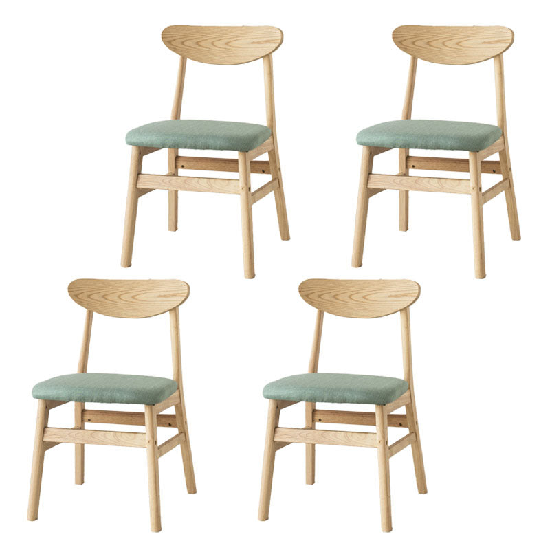 Sedia da sala da pranzo aperta moderna imbottitura.