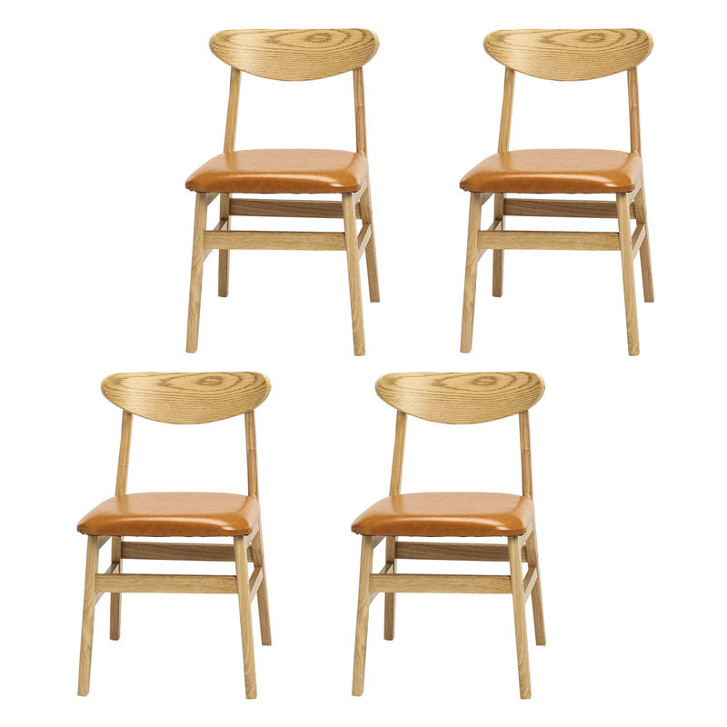 Sedia da sala da pranzo aperta moderna imbottitura.