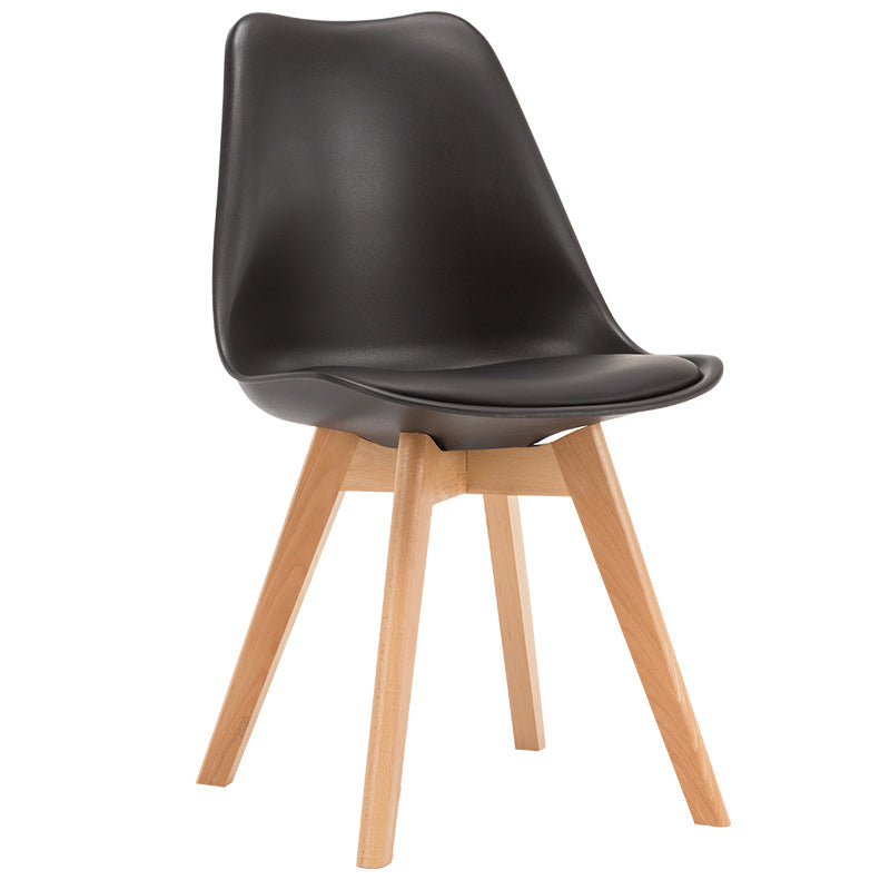 Sedia da cucina da pranzo in legno scandinavo sedia corda solida