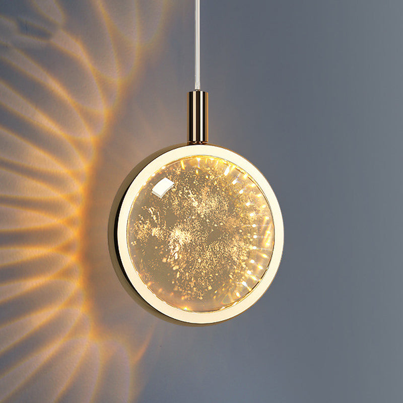 Ball Hanging Lights Modern Style Crystal 1 Light Pendant Light Kit