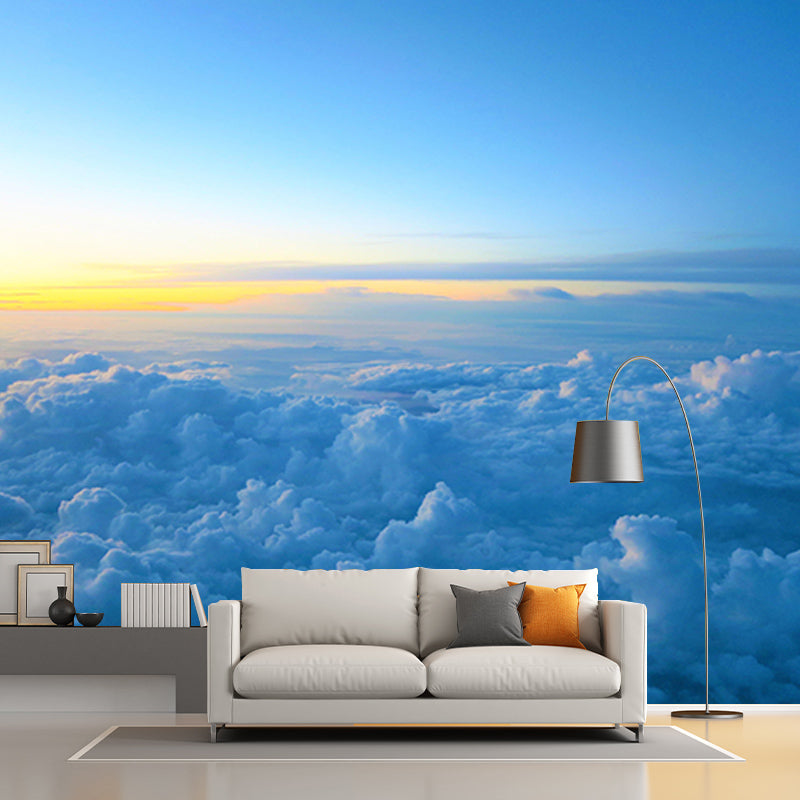Colorful Sky Mildew Resistant Mural Wallpaper Living Room Wall Mural