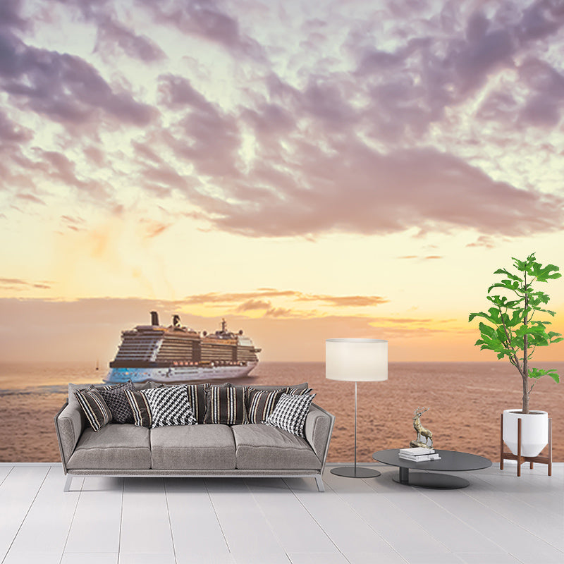 Modern Photography Mural Wallpaper Colorful Sky Living Room Wall Mural