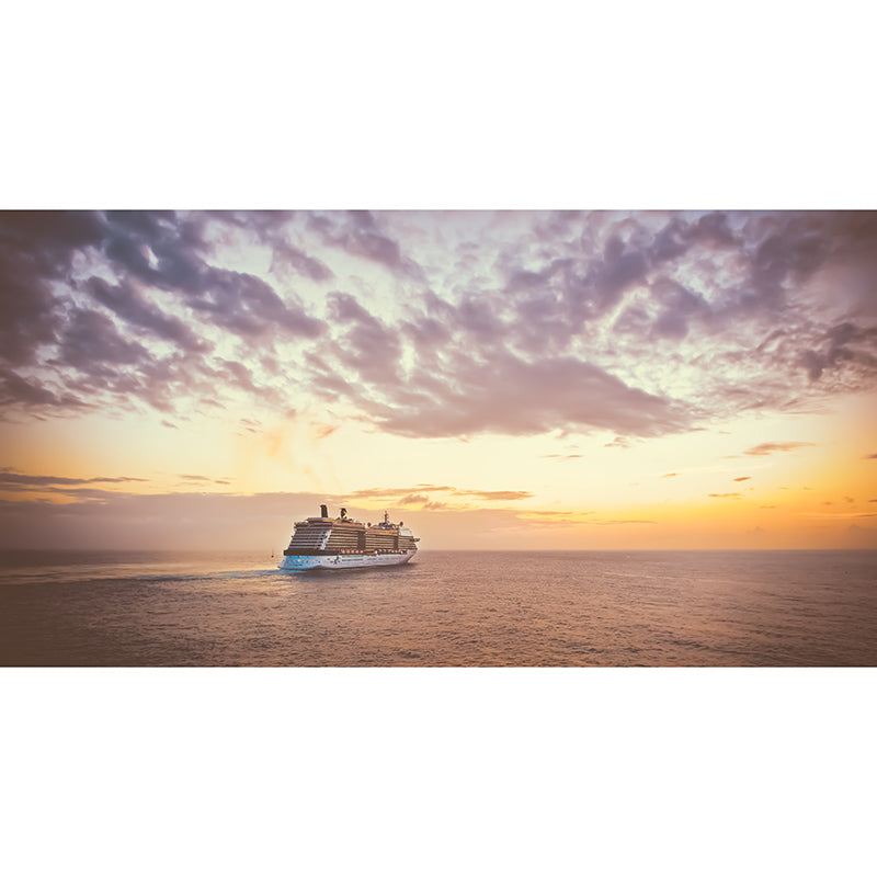 Modern Photography Mural Wallpaper Colorful Sky Living Room Wall Mural