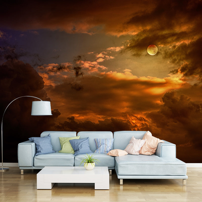 Decorative Photography Mural Wallpaper Colorful Sky Indoor Wall Mural