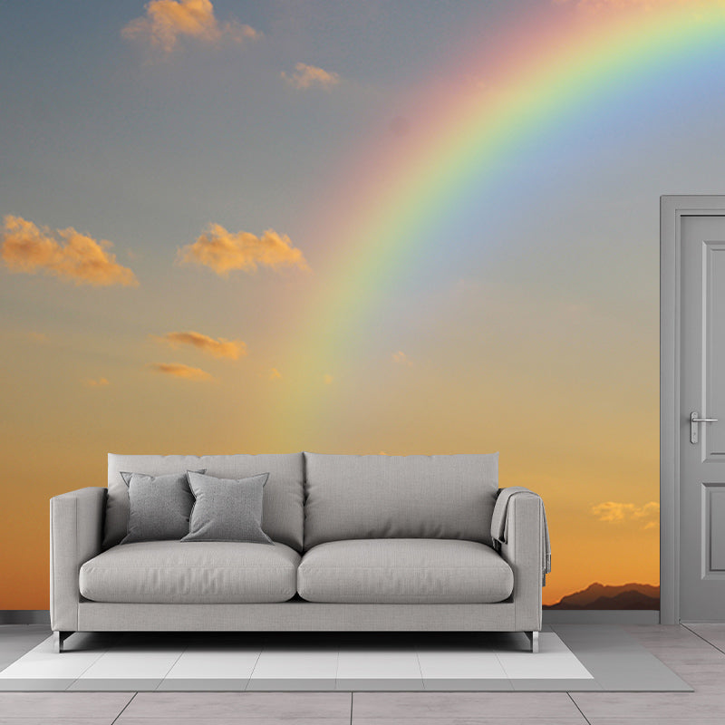 Mural Wallpaper Colorful Sky Photography Environment Friendly Living Room Wall Mural