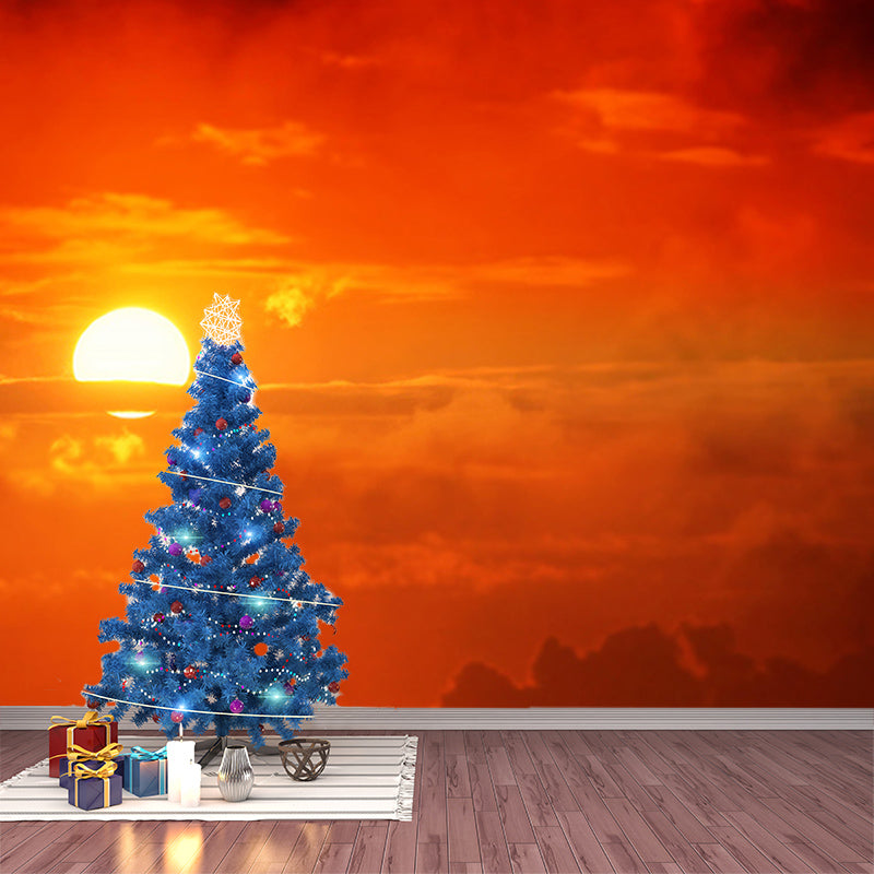 Mural Wallpaper Colorful Sky Photography Environment Friendly Living Room Wall Mural