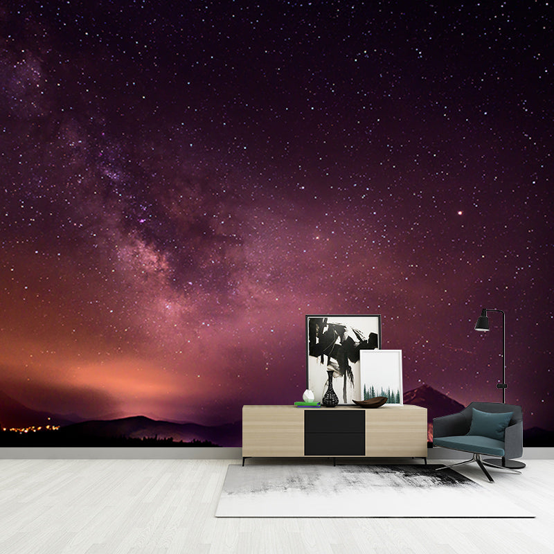 Mural Modern Style Wallpaper Colorful Sky Photography Indoor Wall Mural