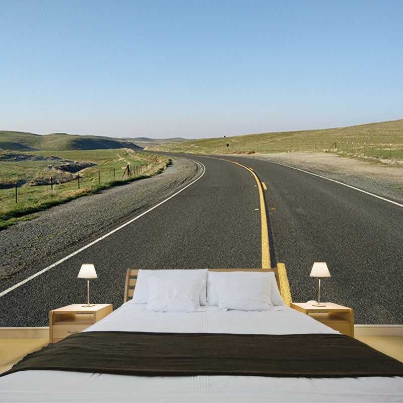 Highway Decoration Photography Environment Friendly Mural Wallpaper Bedroom Wall Mural