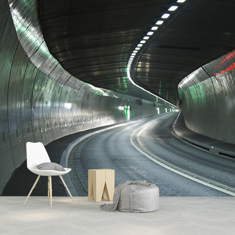 Eco-friendly Wall Mural Wallpaper Highway Photography Sitting Room Wall Mural