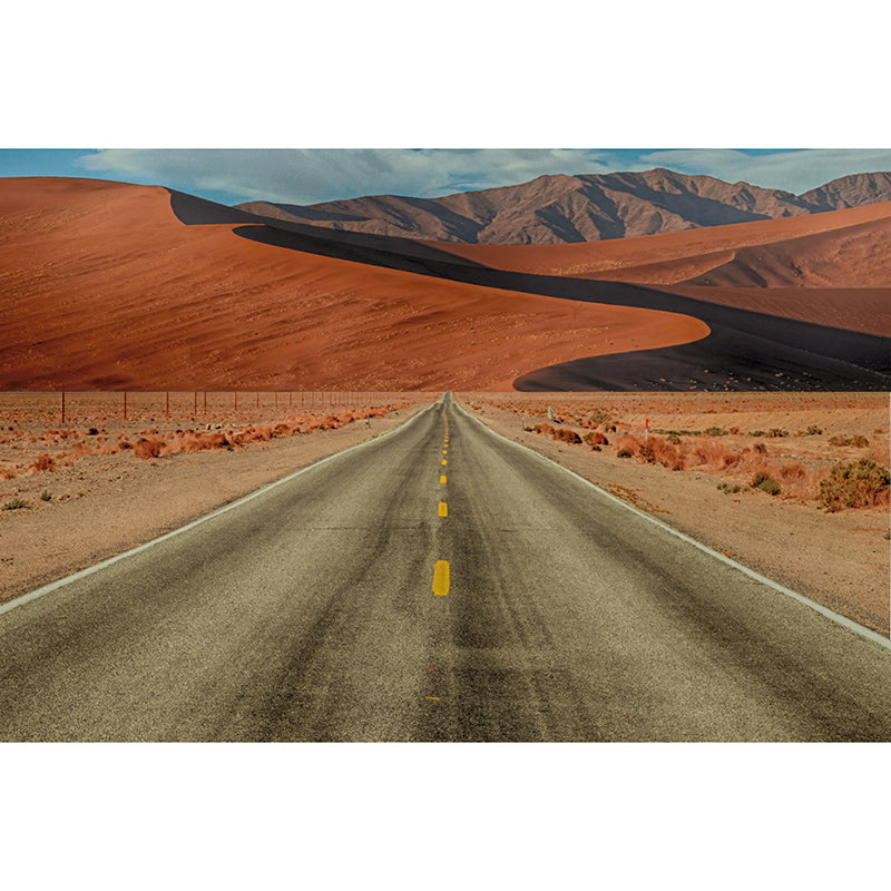 Highway Mildew Resistant Wallpaper Photography Sleeping Room Wall Mural