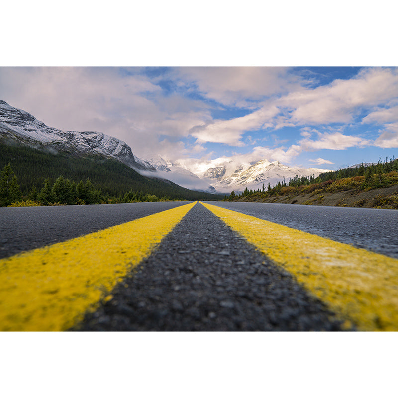 Highway Photography Stain Resistant Mural Wallpaper Sleeping Room Wall Mural