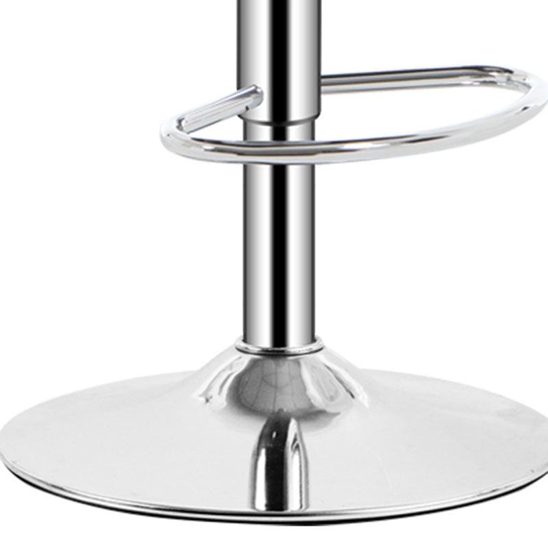 Scandinavian Adjustable Height Swivel Counter Stools Metal Upholstered Bar Stools