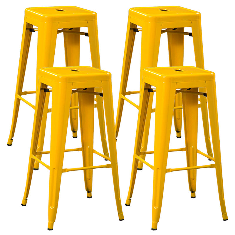 Taburetes de hierro de arma de brazo de estilo industrial para cafetería