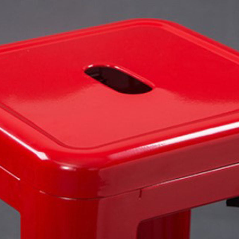 Taburetes de hierro de arma de brazo de estilo industrial para cafetería