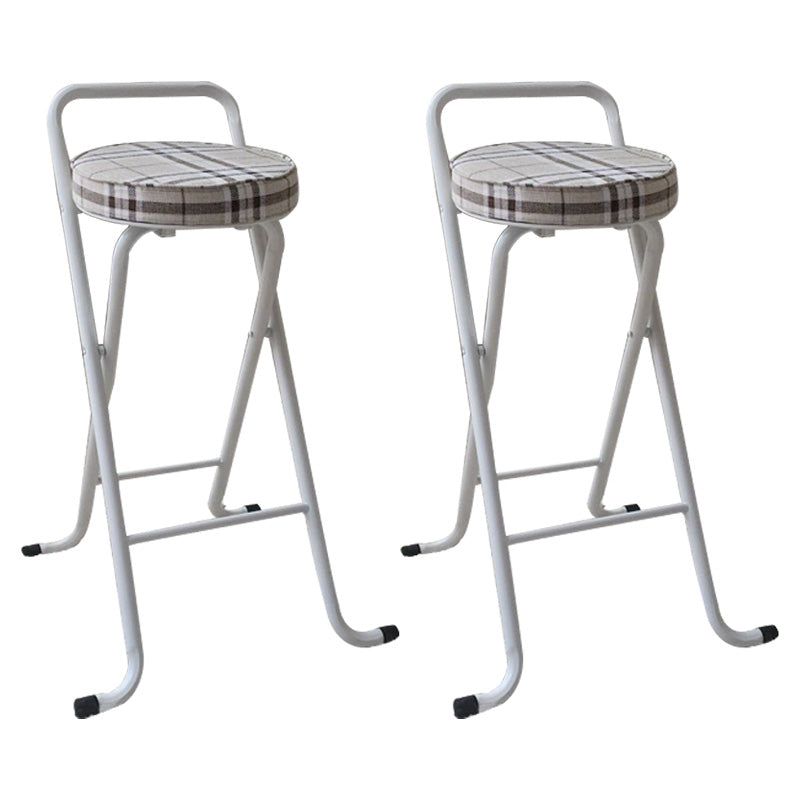 Taburetes de bar de cuero Pu de estilo nórdico, taburetes plegables para comedor
