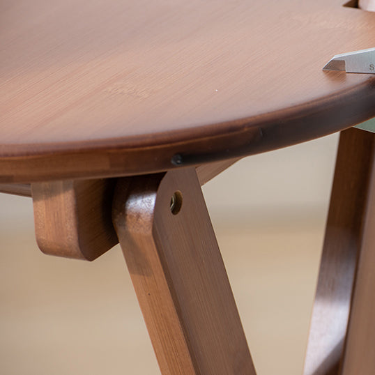 Solid Wood Folding Bar Stool Contemporary Indoor Barstool with Backrest