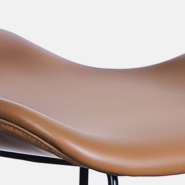 Barhocker aus Metall im Industriestil, Schalensitz, Schlittenbeine, Thekenhocker für die Küchenbar