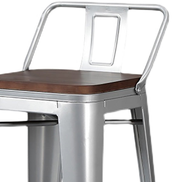 Tabouret de Bar en métal de Style industriel, tabouret de comptoir à siège carré pour Bar de cuisine