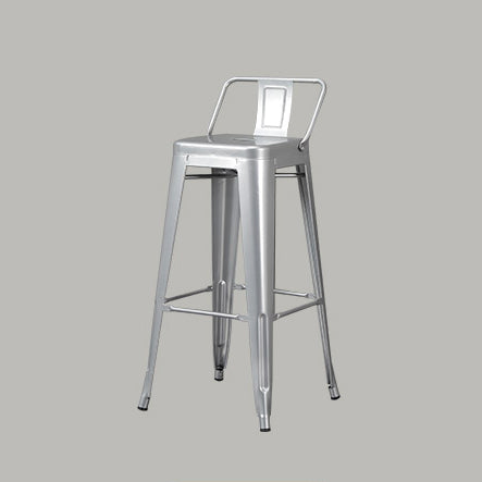 Tabouret de Bar en métal de Style industriel, tabouret de comptoir à siège carré pour Bar de cuisine