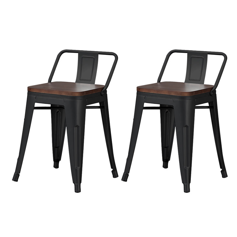 Tabouret de Bar en métal de Style industriel, tabouret de comptoir à siège carré pour Bar de cuisine