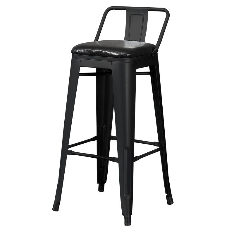 Tabouret de Bar en métal de Style industriel, tabouret de comptoir à siège carré pour Bar de cuisine