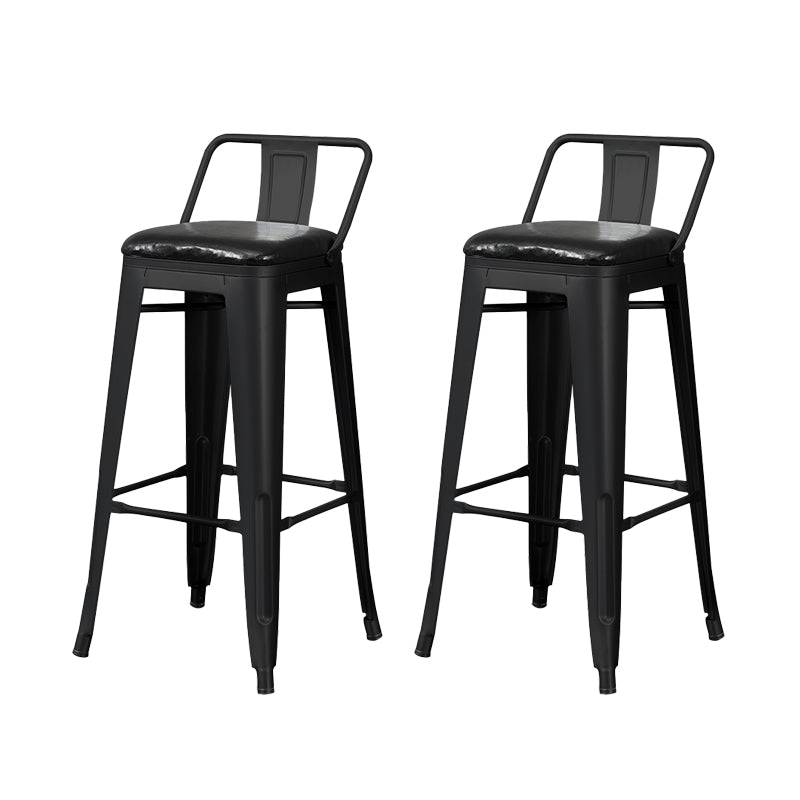 Tabouret de Bar en métal de Style industriel, tabouret de comptoir à siège carré pour Bar de cuisine